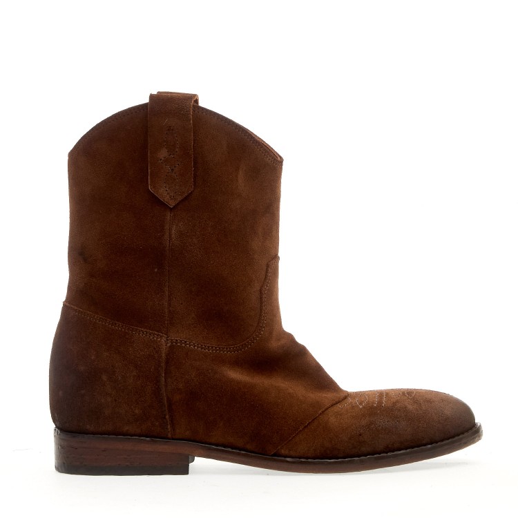 Strategia Texan Suede Washed Cigar In Brown