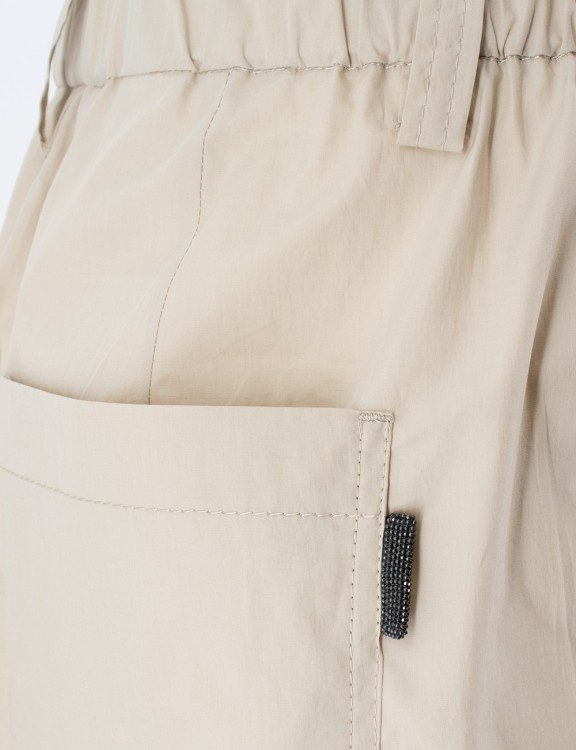 Shop Brunello Cucinelli Trousers In Yellow