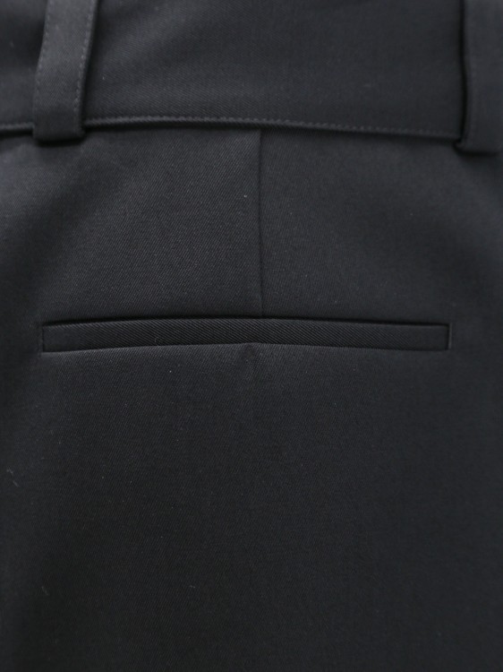 Shop Jil Sander Wool Shorts With Belt In Black