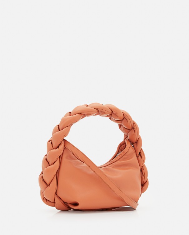 Shop Hereu Brown Detachable Shoulder Strap Bag In Neutrals
