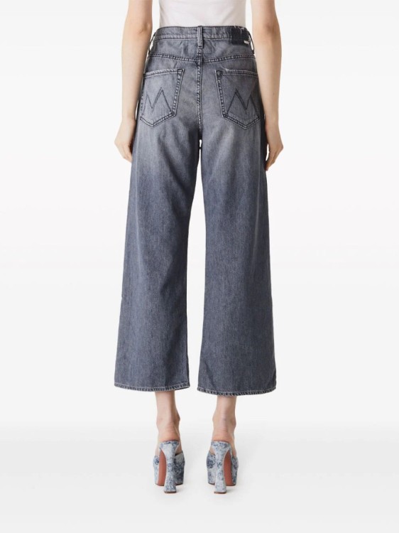 Shop Mother The Dodger Low-rise Straight-leg Jeans In Grey
