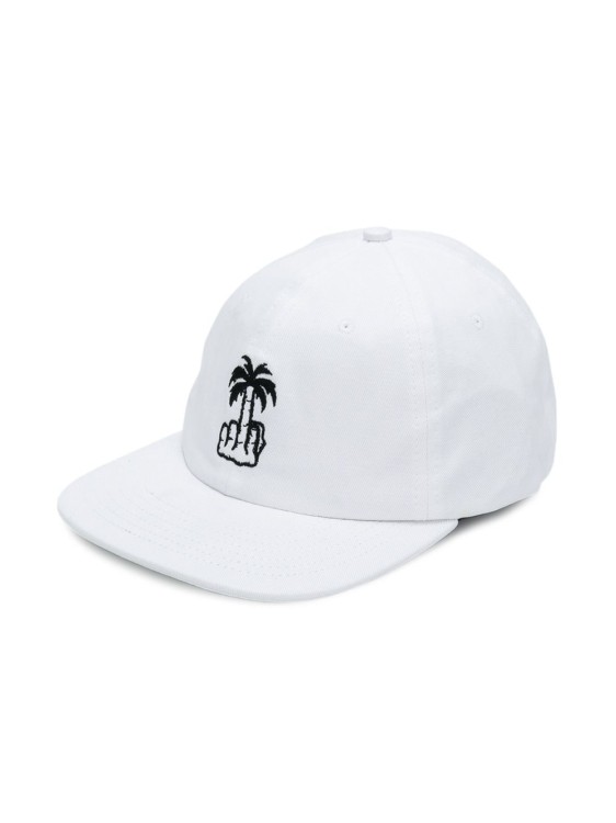 Shop Local Authority White Embroidered Palm Tree Cap