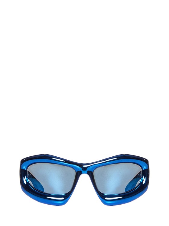 Off White Blue Sunglasses