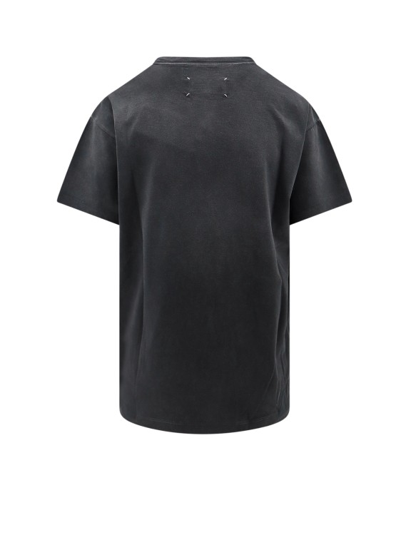 Shop Maison Margiela Cotton T-shirt With Vintage Effect In Black