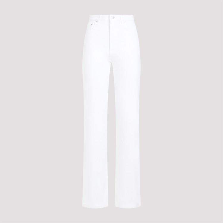 Shop Fabiana Filippi White Cotton Pants