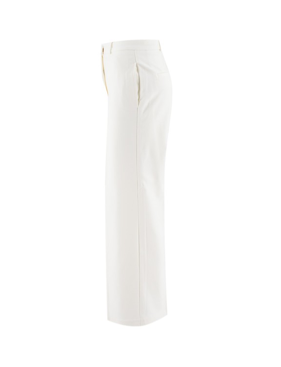 Shop Pinko White Loose-fitting Trousers