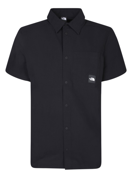 Shop The North Face Short Sleeve Shirt In Durable Fabric In Black