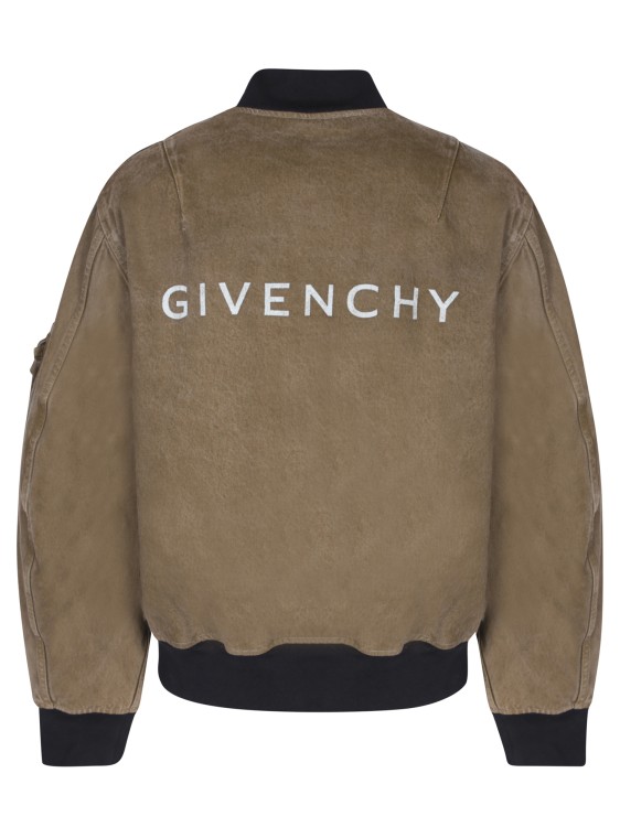 Shop Givenchy Cotton Jacket In Brown