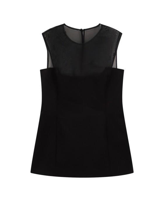 Shop Khaite Cotton And Viscose Top With Silk Lining In Black