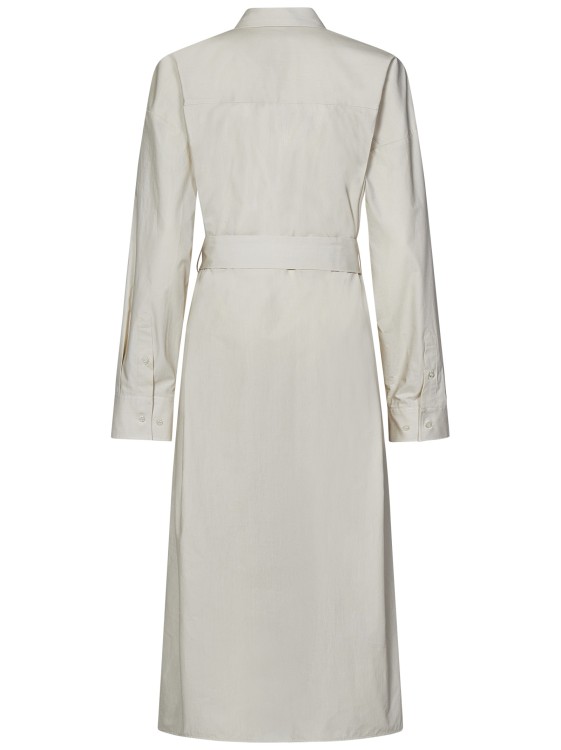 Msgm Vestido Largo - Beis In Neutral