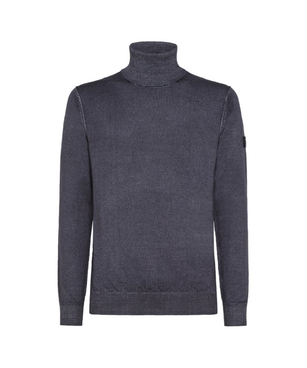 Shop Peuterey Turtleneck Sweater In Grey