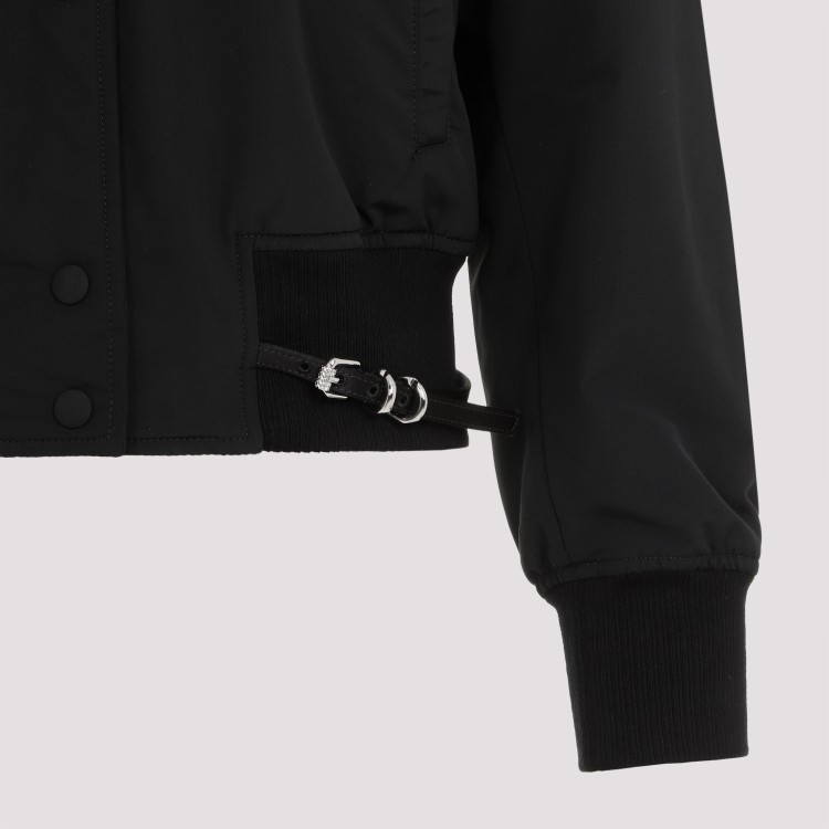 Shop Givenchy Black Long Sleeve With Attached Belt Blouson