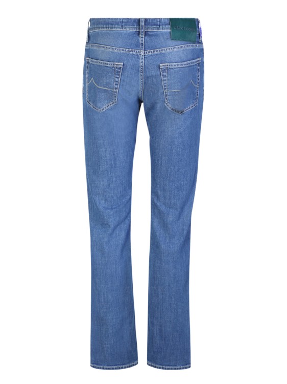 Shop Jacob Cohen Nick Slim Light Blue Jeans