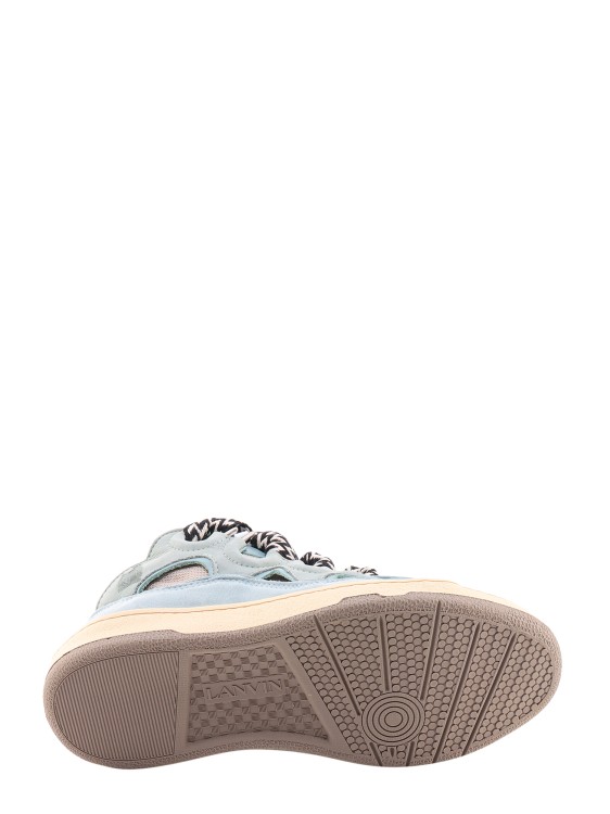 Shop Lanvin Lace-up Leather Sneakers In White