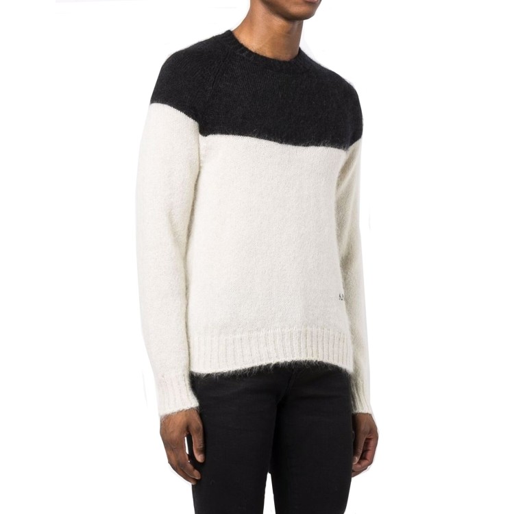 Shop Alexander Mcqueen Gragon Wool Sweater In White