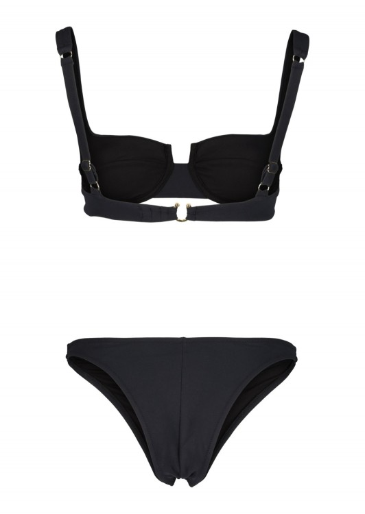 Shop Reina Olga Brigitte Black Bikini Set