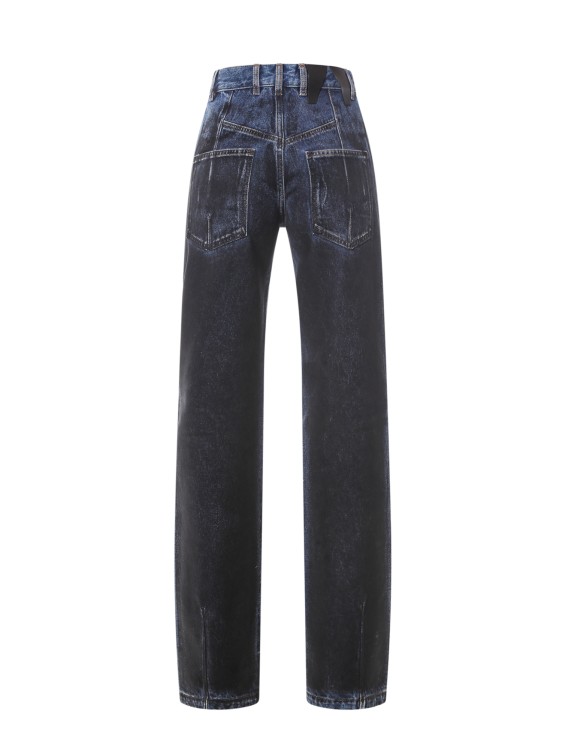 Shop Dark Park Jeans With Black Detail