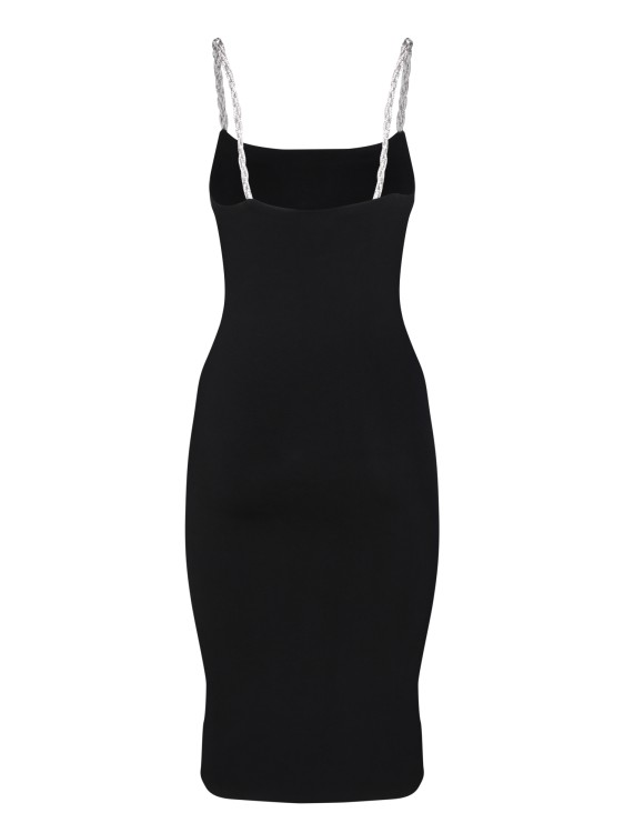 Shop Alice And Olivia Fitted Midi Dress In Black