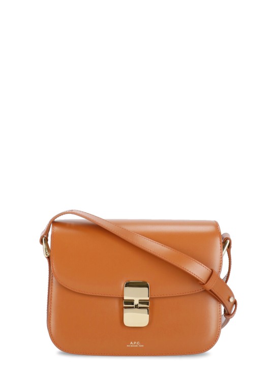 Shop Apc Small Grace Shoulder Bag In Orange