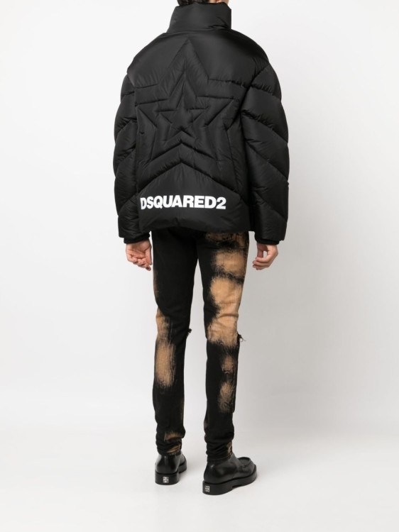 Shop Dsquared2 Feather-down Padded Jacket In Black