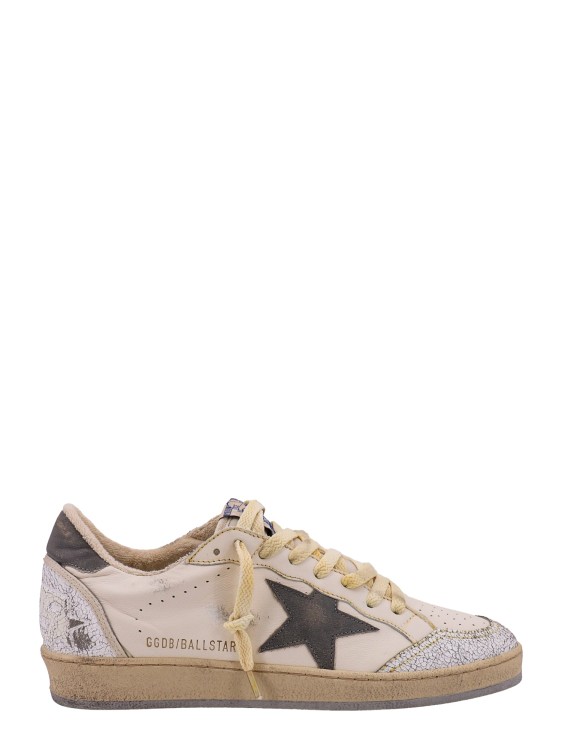 Golden Goose Leather Sneakers With Used Effect In Pink