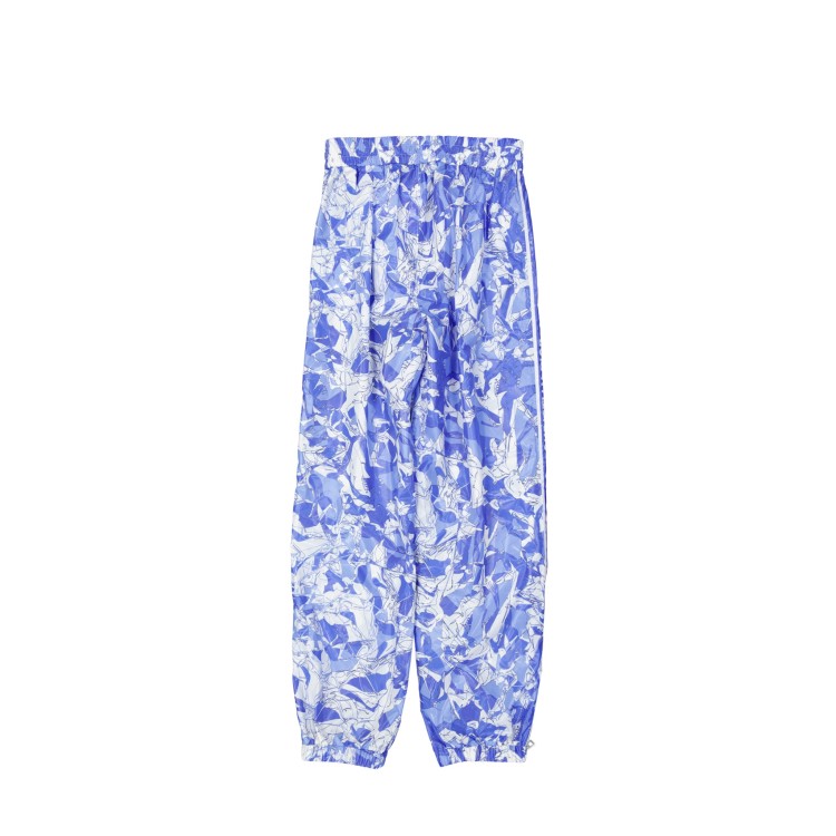 Shop Dior Printed Pants In Blue
