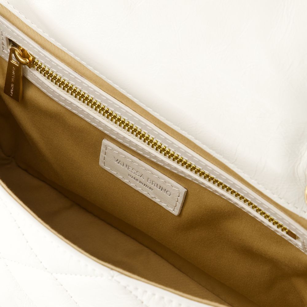 Vanessa Bruno Moon Mm Crossbody - - Leather - White In White