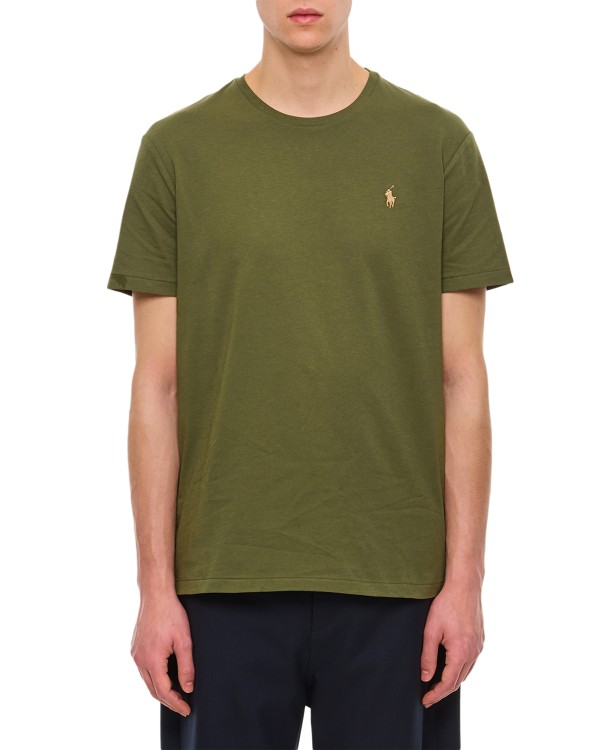 Shop Polo Ralph Lauren Cotton T-shirt In Green