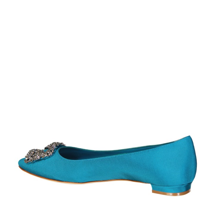 Shop Manolo Blahnik Ballerina Shoes In Blue