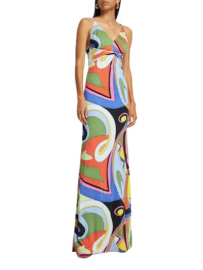 Moschino St. All-over Dress In Multicolor