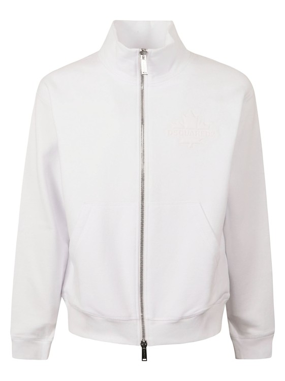 Shop Dsquared2 White Zip Puller Sweaters