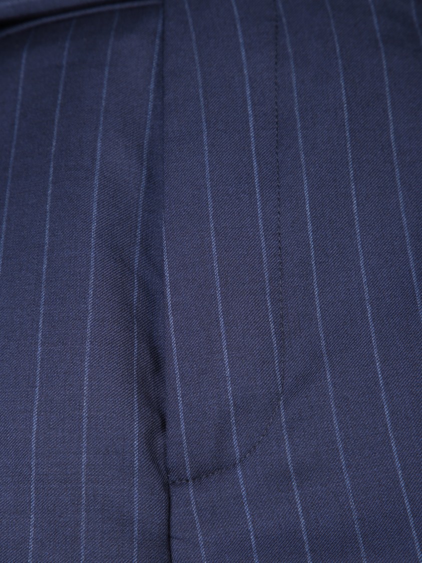 Givenchy Wide-leg Trousers With Striped Pattern In Blue