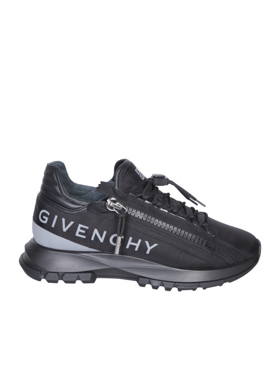Givenchy Leather Spectre Trainers In Grey