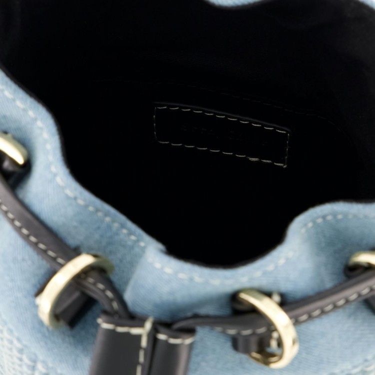Shop See By Chloé Vicki Crossbody Bag - Cotton - Denim In Blue