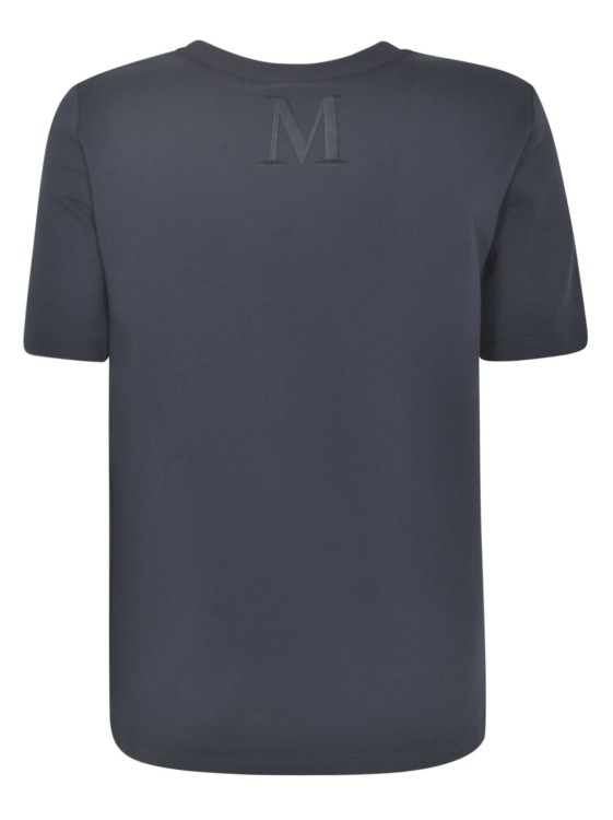 Shop Max Mara Scuba Jersey T-shirt In Blue