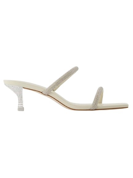 Cult Gaia Woman Embellished Fabric Lislie Sandals - Walmart.com