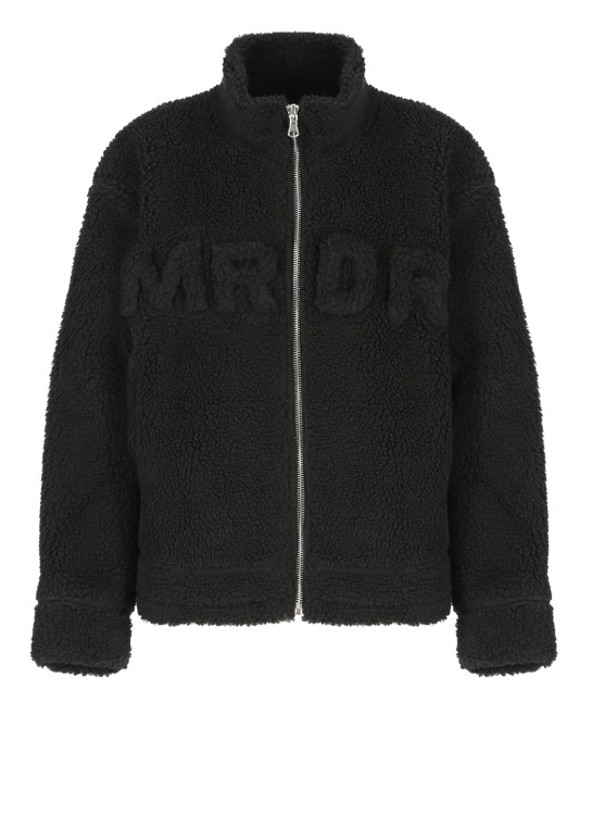 Who Decides War Mrdr Fleece Zip-up Jacket In Black