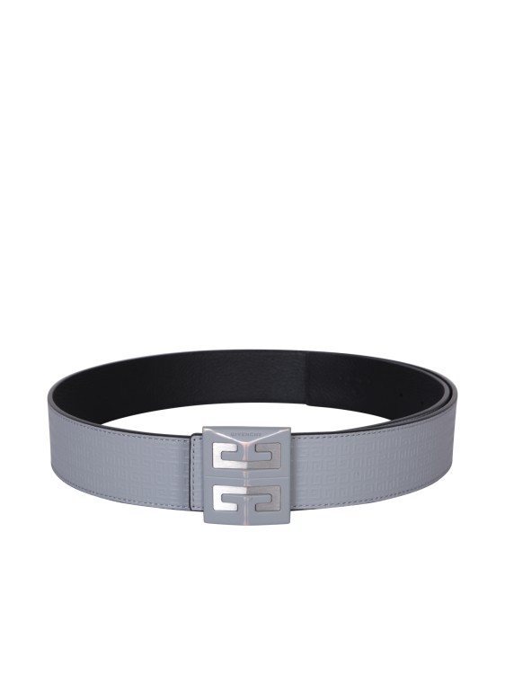 Givenchy Leather Belt In Grey