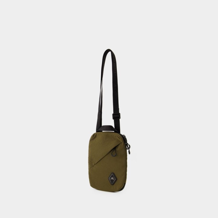 A-cold-wall* Diamond Lanyard Crossbody - Nylon - Khaki In Black
