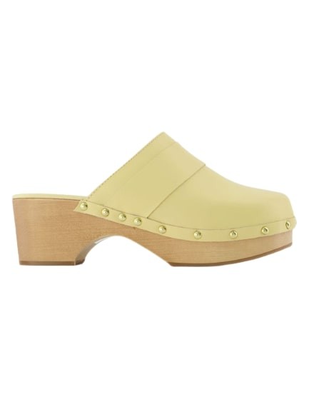 Aeyde Bibi Slides In Yellow