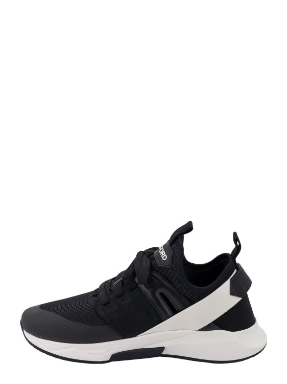 Shop Tom Ford Nylon And Suede Sneakers In Black