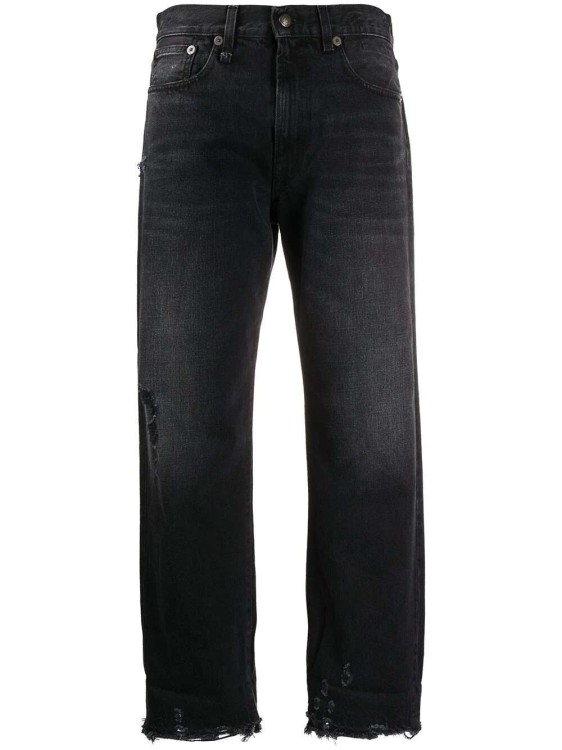 Shop R13 Black Cropped Denim Jeans