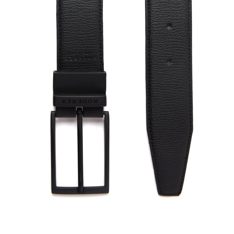 Shop Roderer Maestro Reversible Belt > Italian Leather Black & Brown / Black Matt Buckle