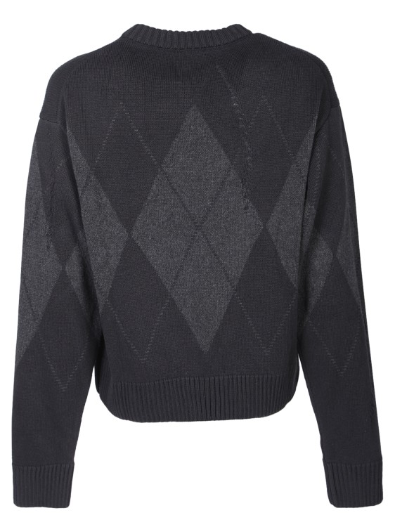 Shop Umbro Knitted Crew Neck Sweater In Black