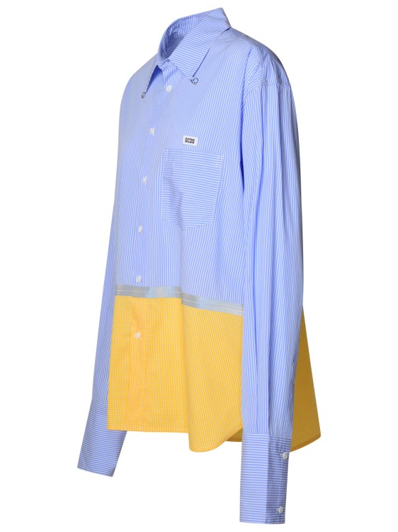 Shop Gcds Multicolor Cotton Blend Shirt