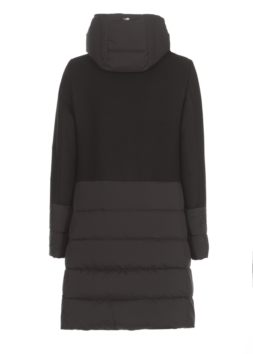 Herno Coats Black In Black