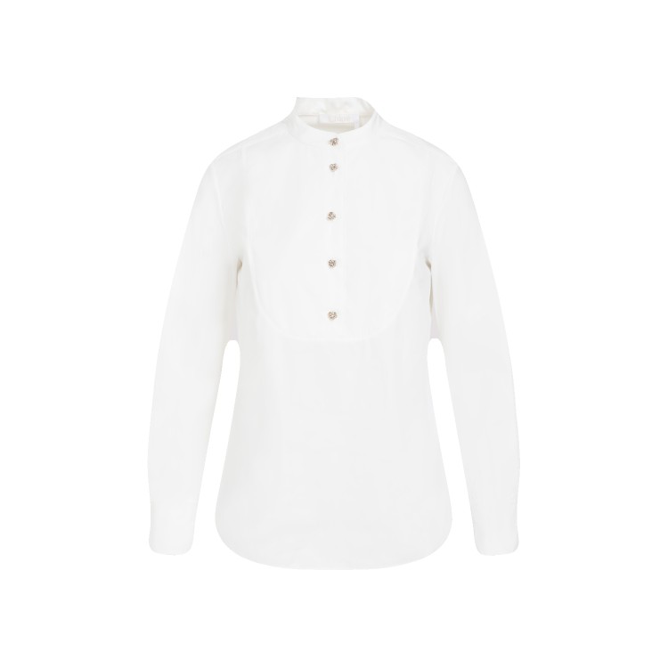 Shop Chloé White Buttercream Cotton Shirt