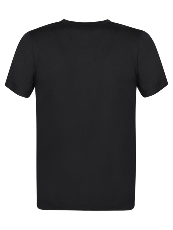Shop Moncler Logo T-shirt Made Of Cotton In Black