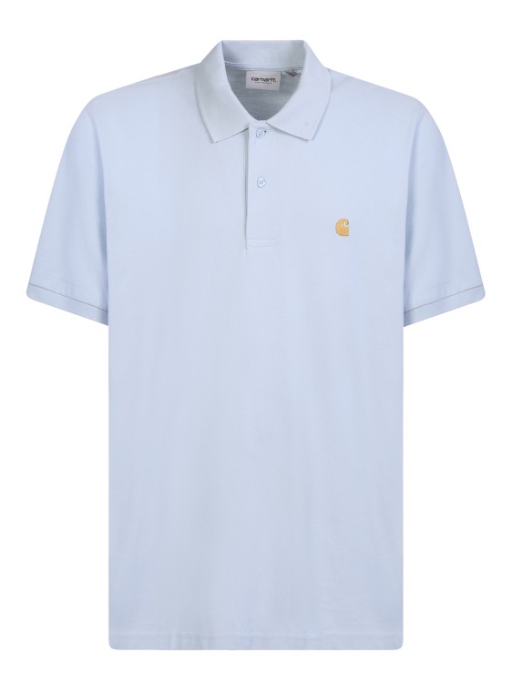 Carhartt Light Blue Cotton Polo Shirt