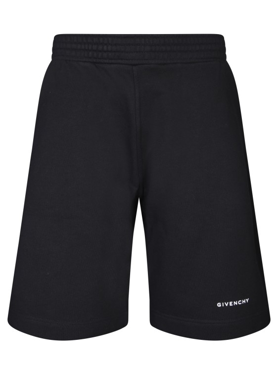 Givenchy Cotton Bermuda Short In Black